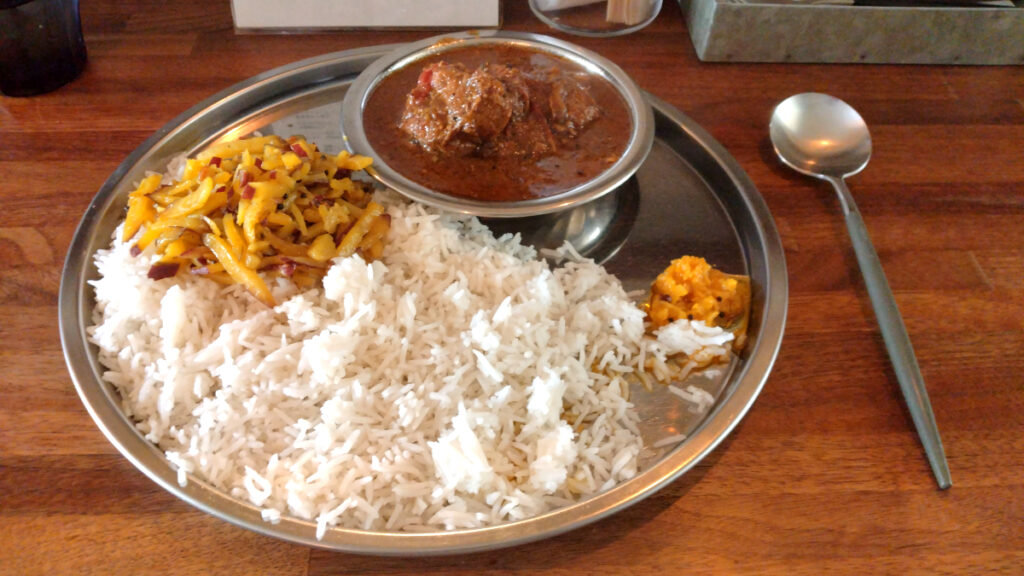 スパイスバーモンカリーのポークカレー（1400円）