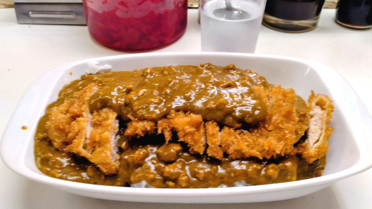 神保町　まんてん　カツカレー