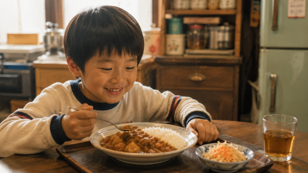 子どもの頃から大好きだった母親の家庭的なカレーライス